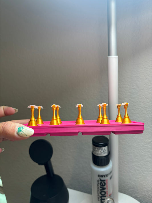 Pink Magnetic Nail Stand