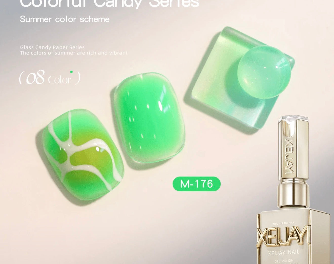 Green Jelly Gel Polish