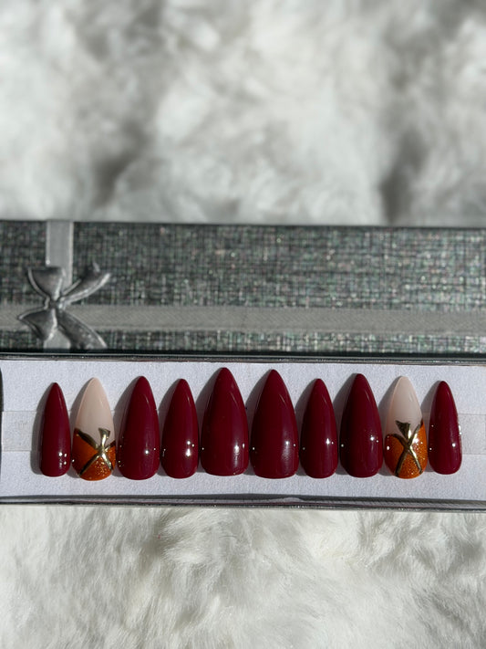 Drip Pumpkin Stiletto