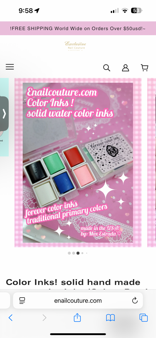 Enailcouture Forever WaterColor Set