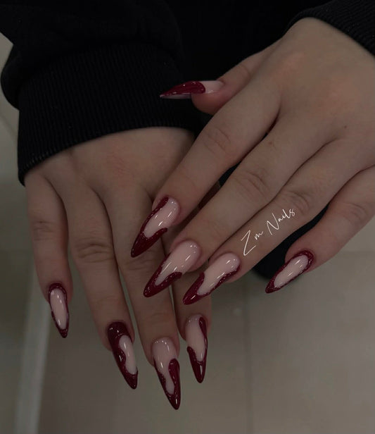 3D Burgundy French