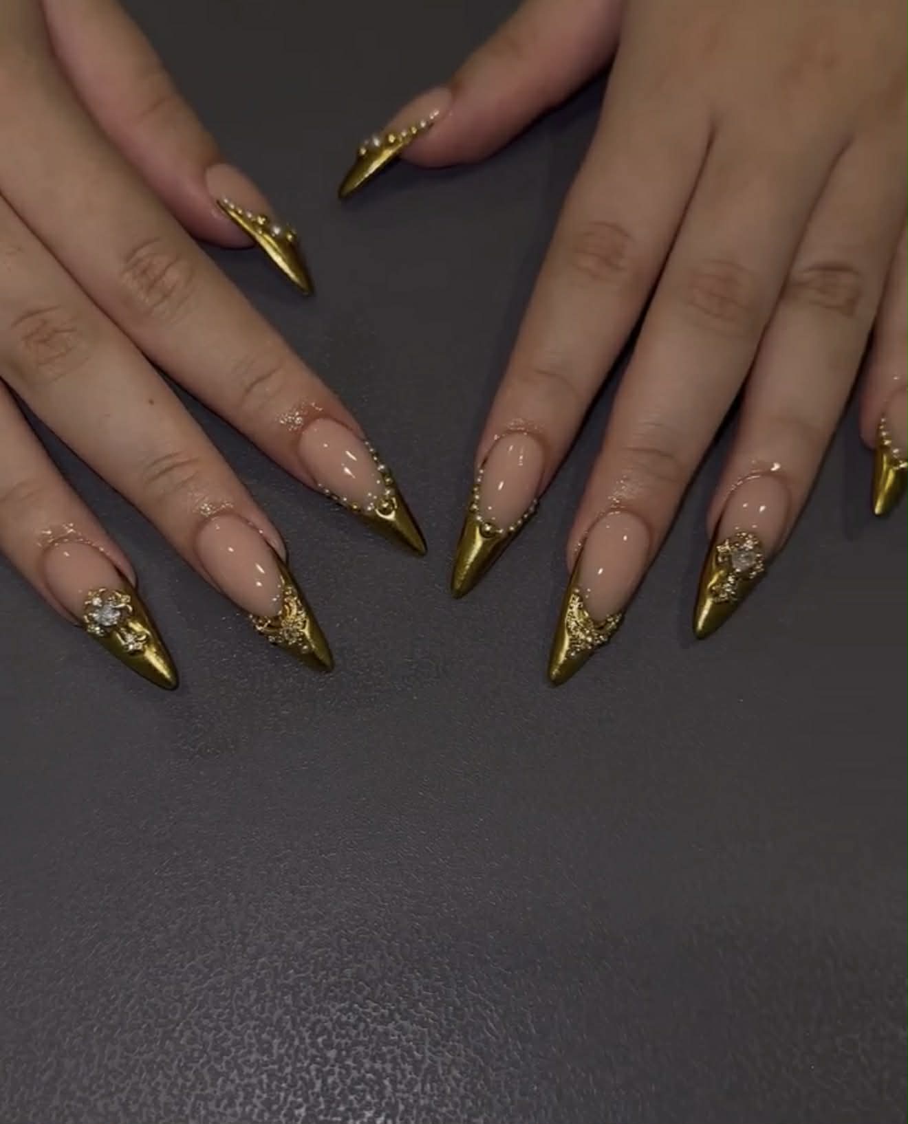 Gold Chrome Frenchies