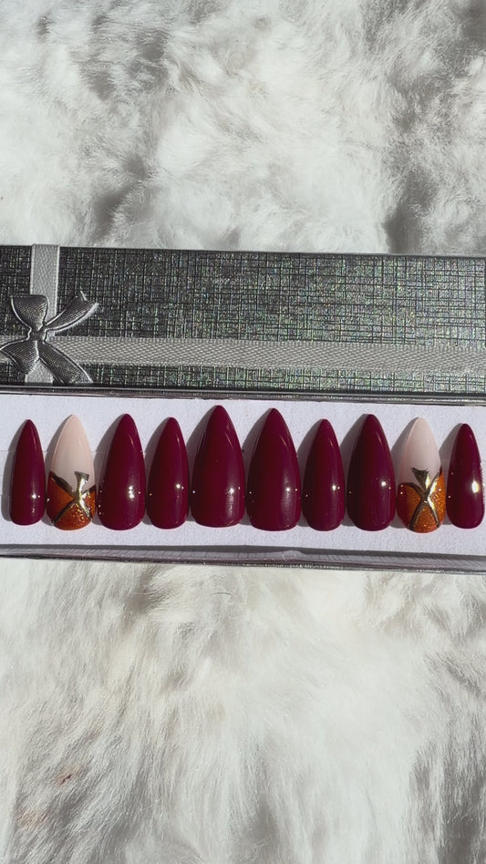 Drip Pumpkin Stiletto